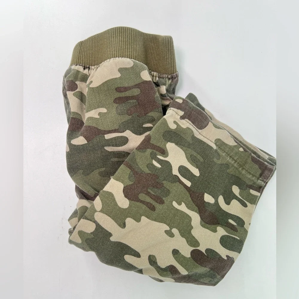 Garanimals Green And Brown Classic Camo Cotton Pants Pullon Size 12 Months